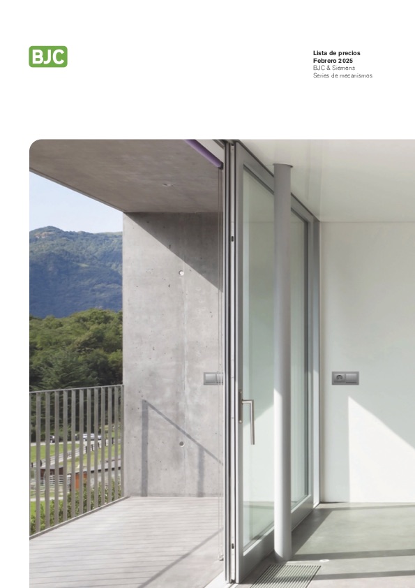 BJC & Siemens DELTA switches and socket outlets  -  Pricelist February 2025 - excel